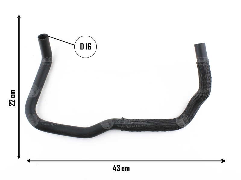 CAUPLAS MANGUERA VASO DE EXPANSION PEUGEOT PARTNER II OEM:1317N8 =YACO 4103