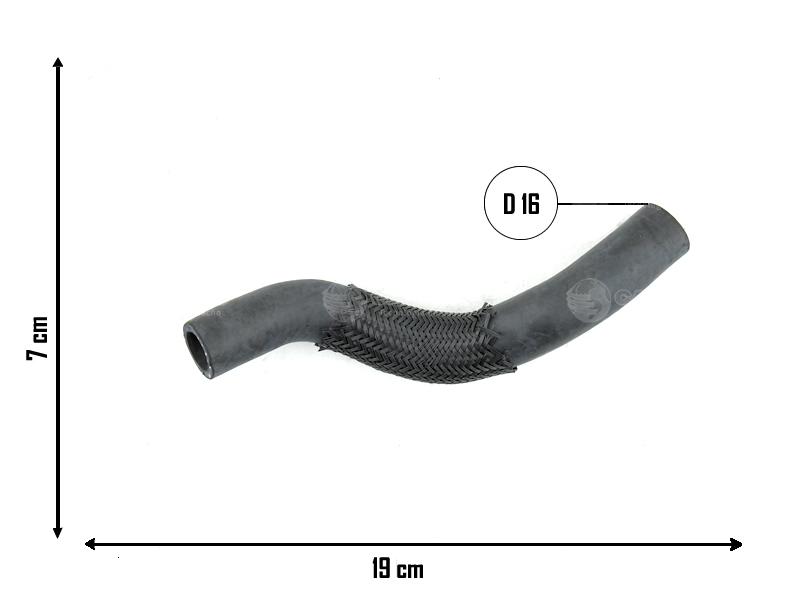 CAUPLAS MANGUERA CIRCULACION DE AIRE PEUG PARTNER II OEM:038128 =YACO 4060