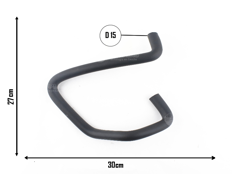 CAUPLAS MANGUERA RAD INF A RAD ACEITE BERLINGO XSARA I P306 PARTNER I  =YACO 2218