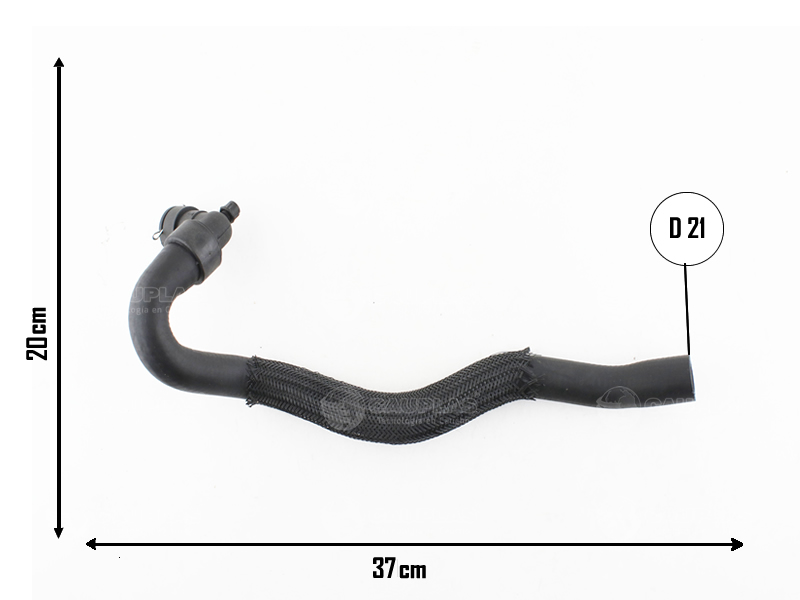 CAUPLAS MANGUERA CALEFACTOR SALIDA C4 LOUNGE C4 PICASSO P3008 308 408 5008 RCZ OEM:6466TZ =YACO 4253
