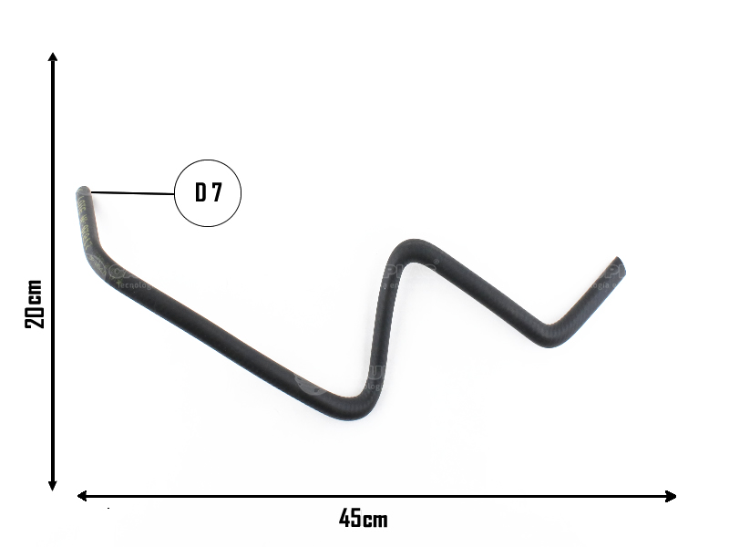 CAUPLAS MANGUERA VASO DE EXPANSION SUPERIOR JUMPER I BOXER I OEM:1307Z5 =YACO 2979