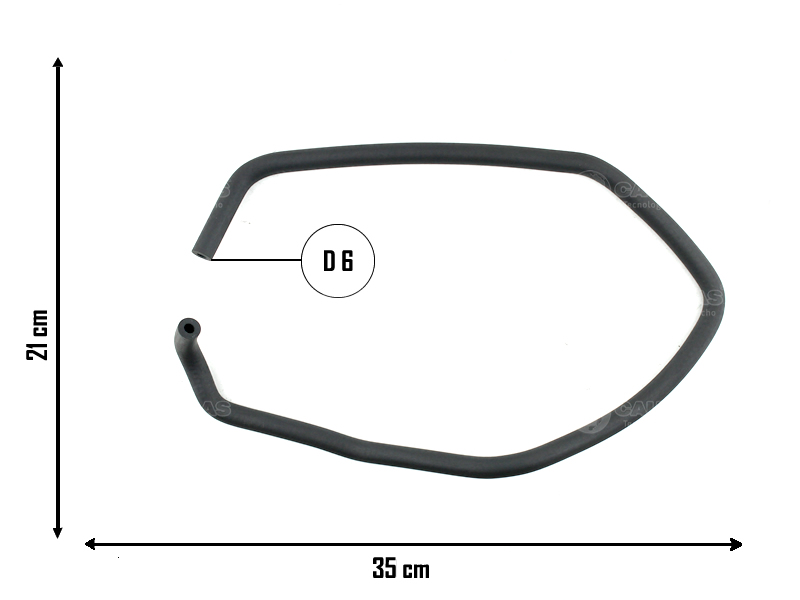 CAUPLAS MANGUERA VASO DE EXPANSION SUP A BOMBA DE AGUA PARTNER I  =YACO 2223