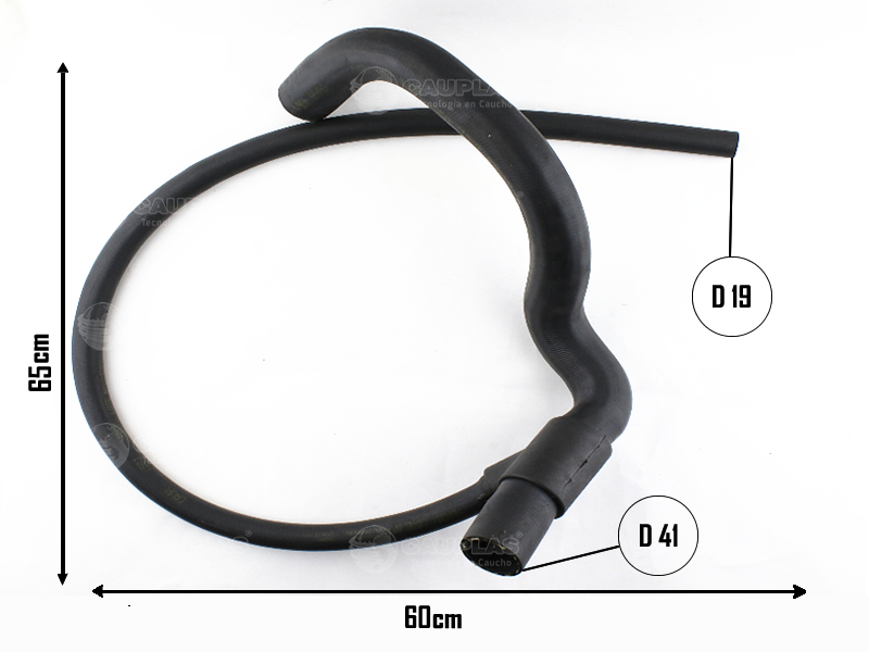 CAUPLAS MANGUERA RADIADOR INFERIOR F100 F1000 F4000  =YACO 2190