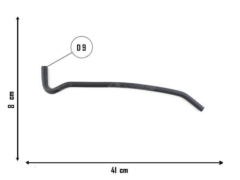 CAUPLAS MANGUERA VASO DE EXPANSION SUPERIOR VW POINTER OEM:547121197 =YACO 1488
