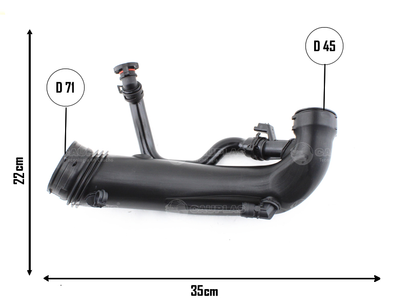 CAUPLAS MANGUERA FILTRO DE AIRE PEUGEOT 207 208