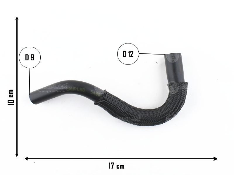 CAUPLAS MANGUERA VENTILACION COMBUSTIBLE CHEVROLET AVEO