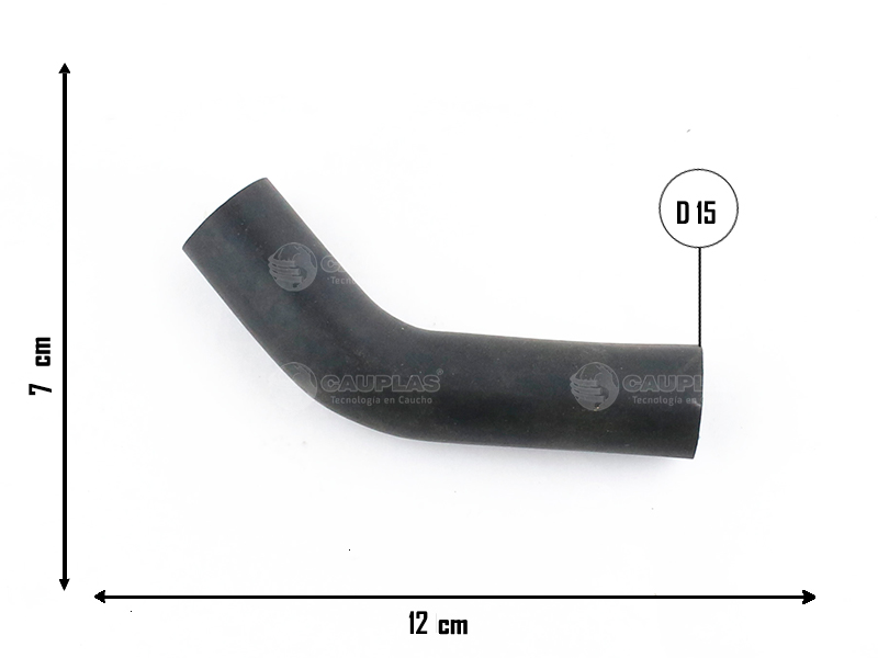 CAUPLAS MANGUERA TUBO RIGIDO A TERMOSTATO CHEVROLET CORSA I/II 