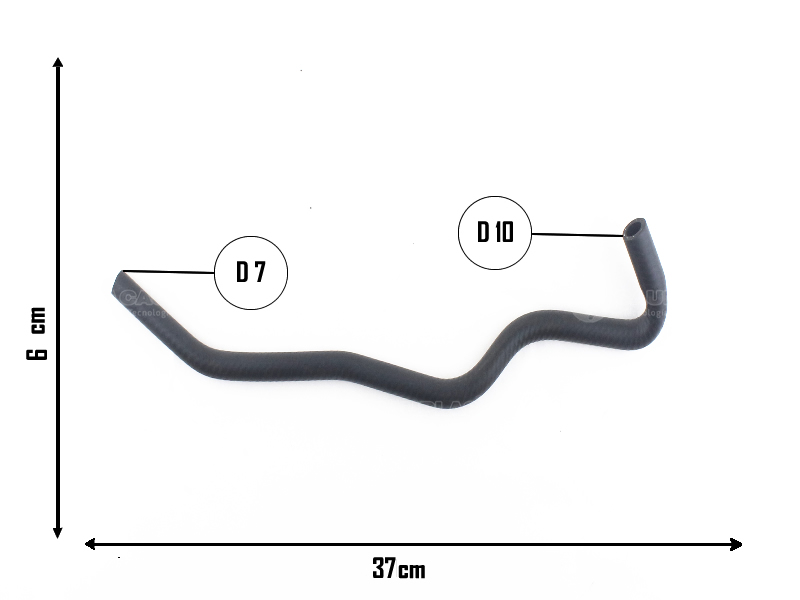 CAUPLAS MANGUERA VASO DE EXPANSION INF CORSA II OEM:93383547 =YACO 3462