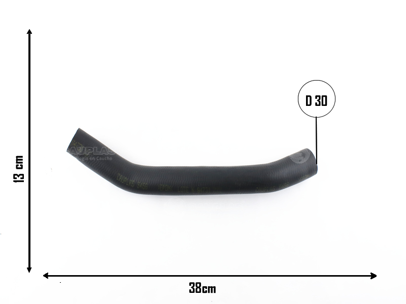 CAUPLAS MANGUERA RADIADOR SUPERIOR CHEVROLET BLAZER S10 OEM:93251338 =YACO 2365