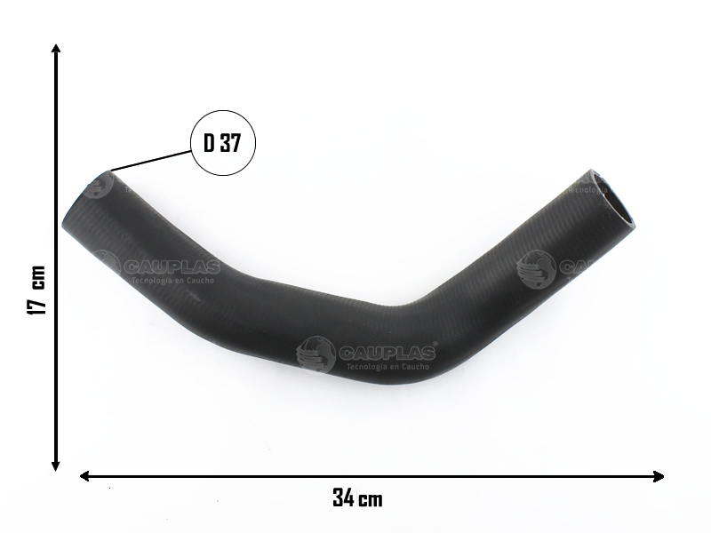 CAUPLAS MANGUERA RADIADOR SUPERIOR CHEVROLET C10 OEM:2785279 =YACO 628