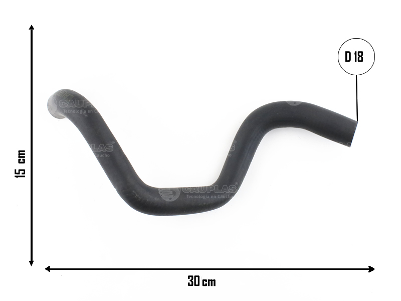 CAUPLAS MANGUERA CALEFACCION SALIDA CHEVROLET CAPTIVA OEM:96629596