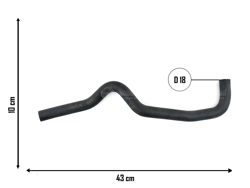CAUPLAS MANGUERA CALEFACTOR SALIDA CHEVROLET CAPTIVA