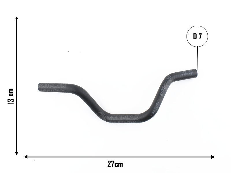 CAUPLAS MANGUERA VASO DE EXPANSION A TUBO RIGIDO CHEVROLET CAPTIVA 