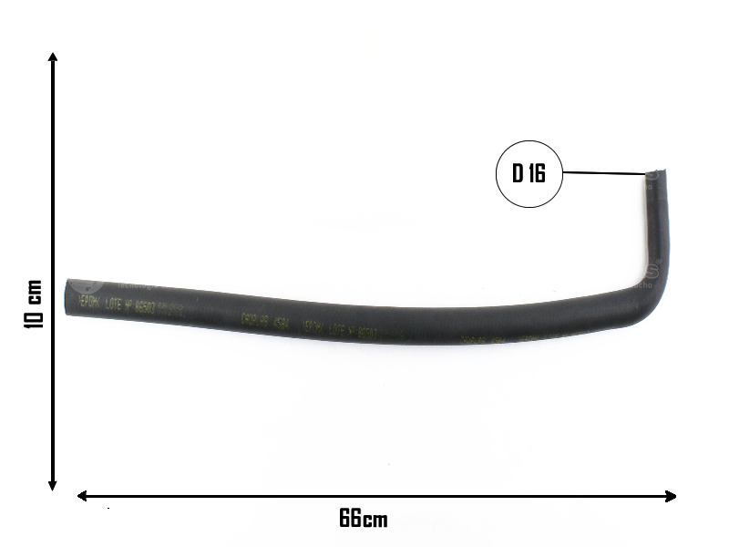 CAUPLAS MANGUERA CALEFACTOR ENTRADA CHEVETTE OEM:Ck20028