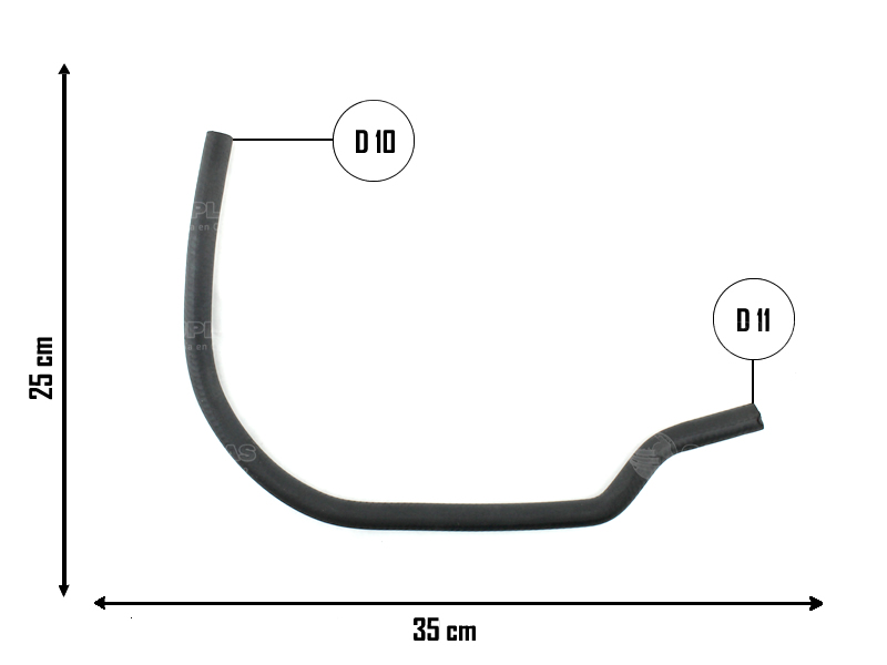 CAUPLAS MANGUERA VASO DE EXPANSION SUPERIOR CORSA I OEM:1337195 90448949