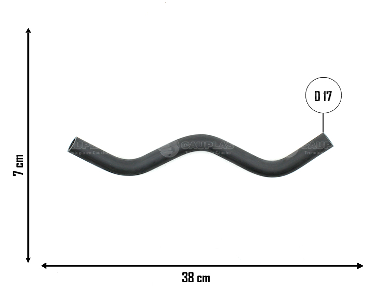 CAUPLAS MANGUERA COMBUSTIBLE CHEVROLET CORSA I
