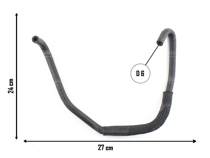 CAUPLAS MANGUERA VALVULA A RESERVORIO CORSA I TIGRA  =YACO 3278