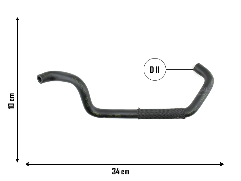 CAUPLAS MANGUERA VENTILACION MOTOR CORSA I OEM:90571457 =YACO 3253