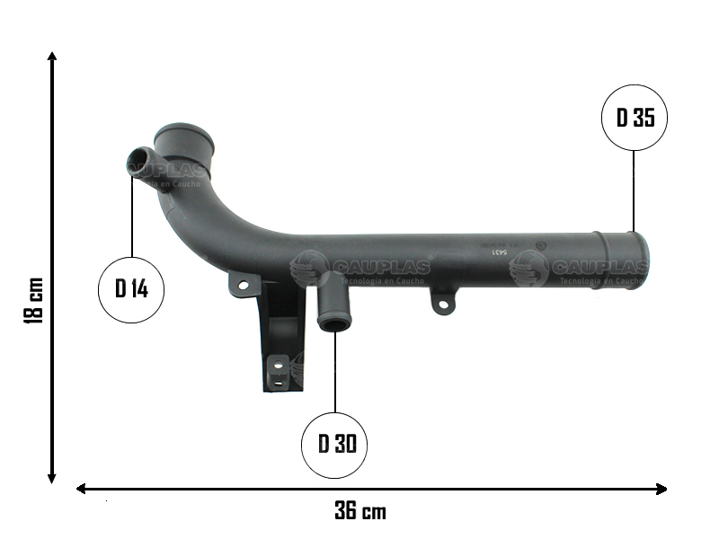 CAUPLAS MANGUERA REFRIGERACION CHEVROLET CORSA II ASTRA II MERIVA OEM: 9128719