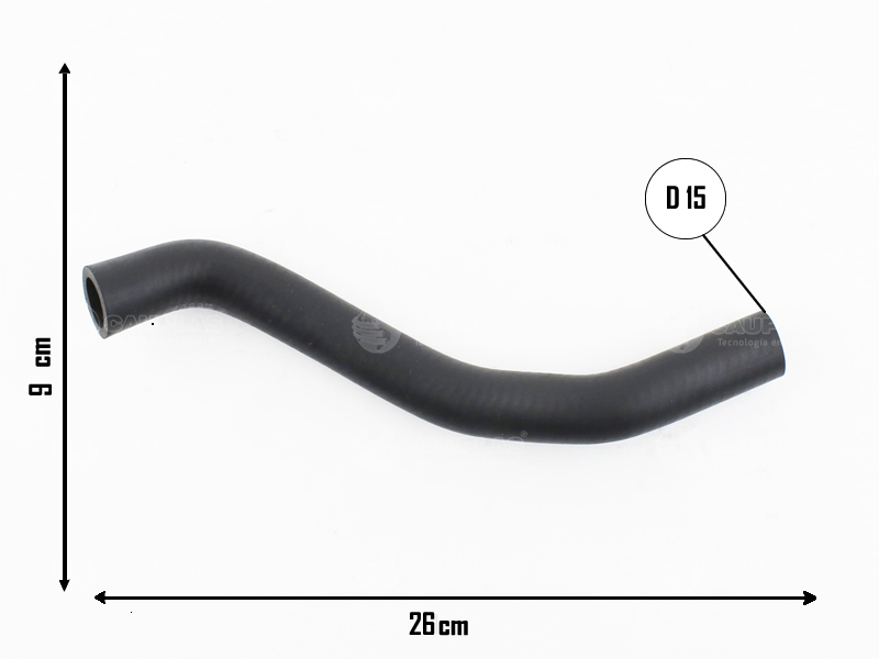 CAUPLAS MANGUERA CALEFACTOR ENTRADA CORSA II OEM:24423511 =YACO 3337