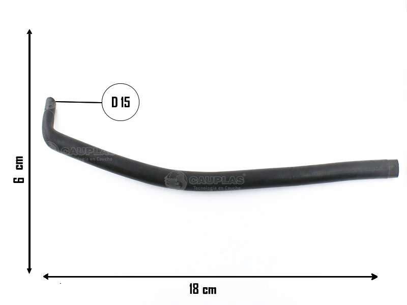 CAUPLAS MANGUERA DEPOSITO DE ACEITE A BOMBA DIRECC HIDR GRAND BLAZER CAMION GM OEM:93235909