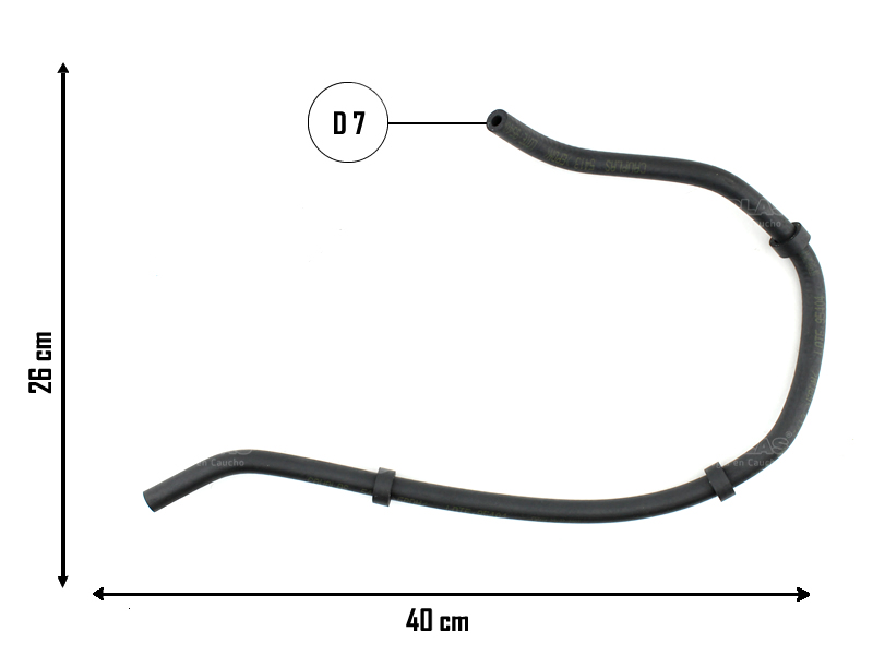 CAUPLAS MANGUERA SANGRIA DE DEPOSITO DE EXPANSION MERIVA =YACO 3242