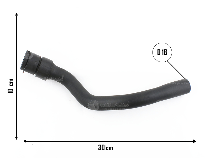 CAUPLAS MANGUERA CALEFACTOR ENTRADA MERIVA OEM:93307183 =YACO 3388