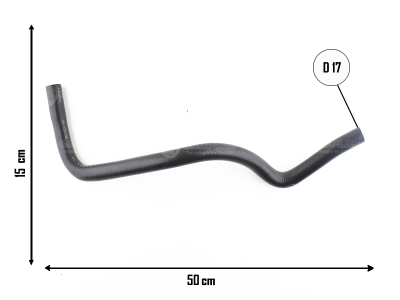 CAUPLAS MANGUERA CALEFACTOR ENTRADA CHEVROLET MONZA OEM:52274887