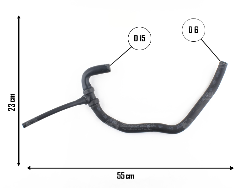 CAUPLAS MANGUERA CIRCULACION DE AIRE CHEVROLET MONZA OEM:52271321