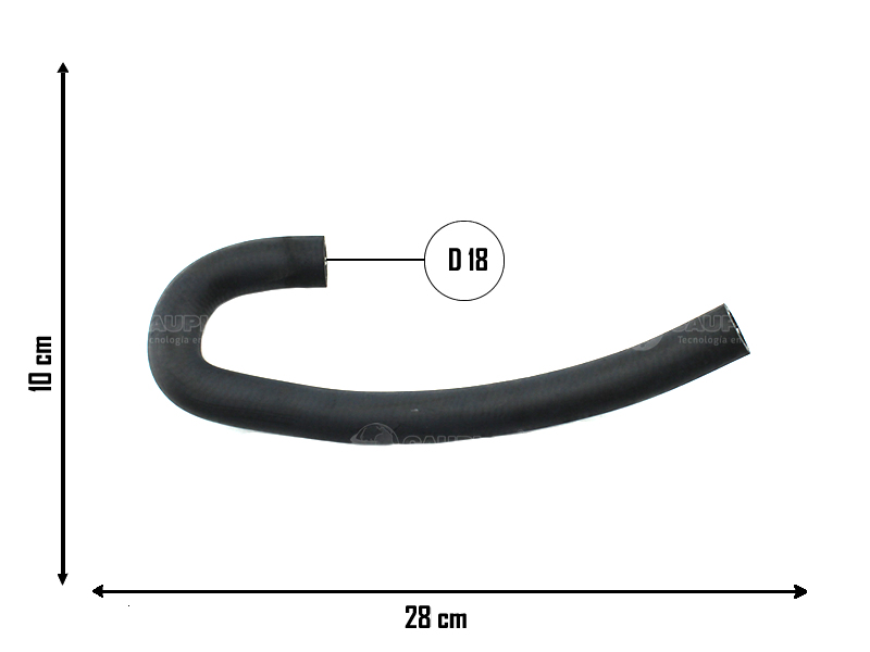 CAUPLAS MANGUERA DESCARGA DE GASES CHEVROLET MONZA OEM:52270885