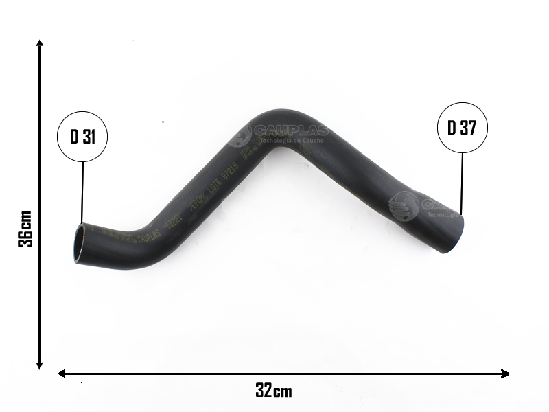 CAUPLAS MANGUERA RADIADOR INFERIOR CHEVROLET VECTRA I OEM:90265796