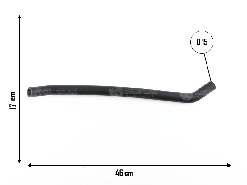 CAUPLAS MANGUERA DEPOSITO DE ACEITE A BOMBA DE AGUA CHEVROLET BLAZER S10