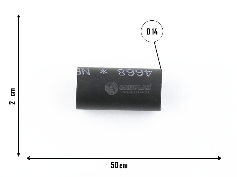 CAUPLAS MANGUERA CONEXION A TUBO RIGIDO GM S10 BLAZER OEM:70200739