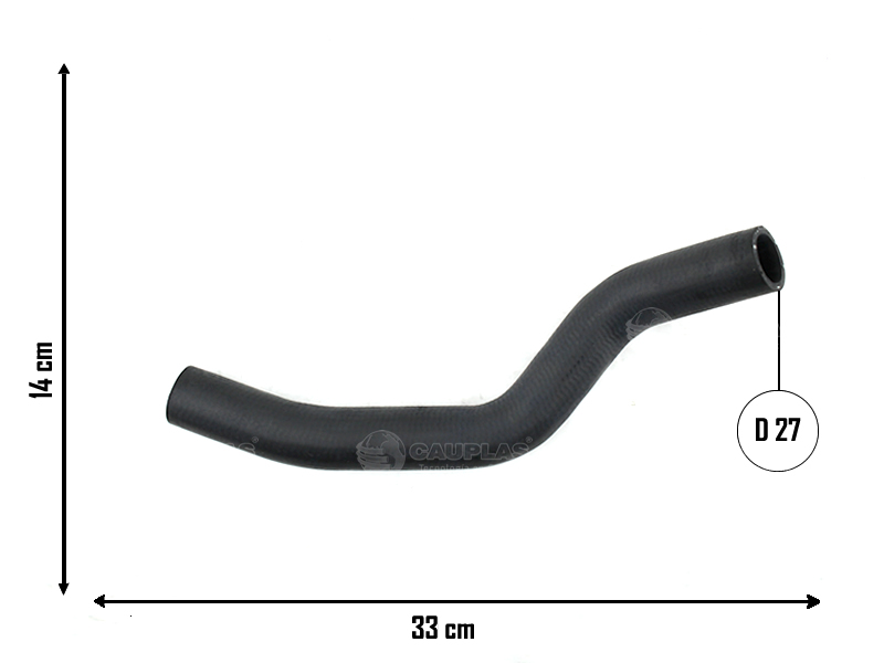 CAUPLAS MANGUERA RADIADOR SUPERIOR CHEVROLET SPARK OEM:96455319