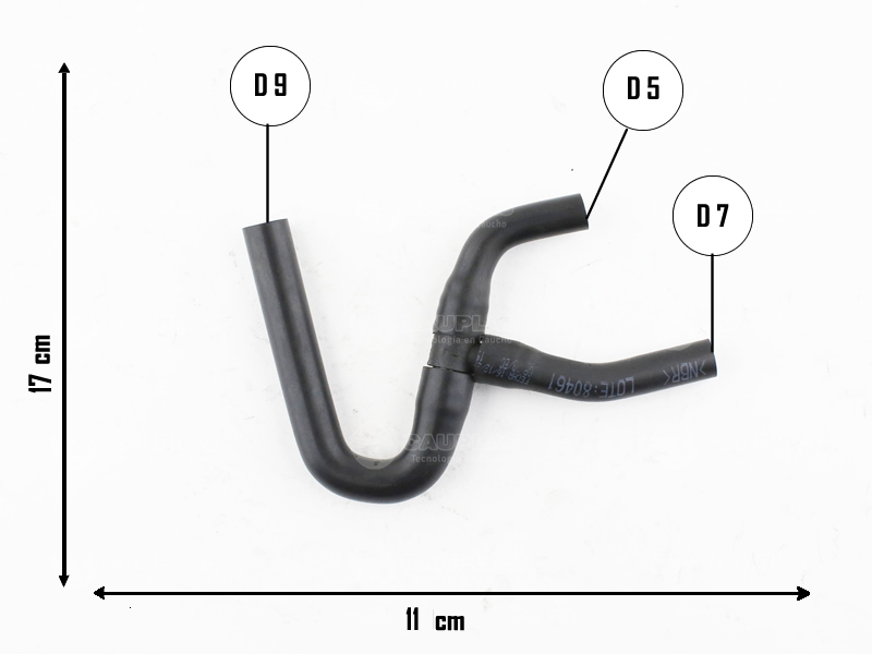 CAUPLAS MANGUERA DESCARGA DE GASES GM SPARK