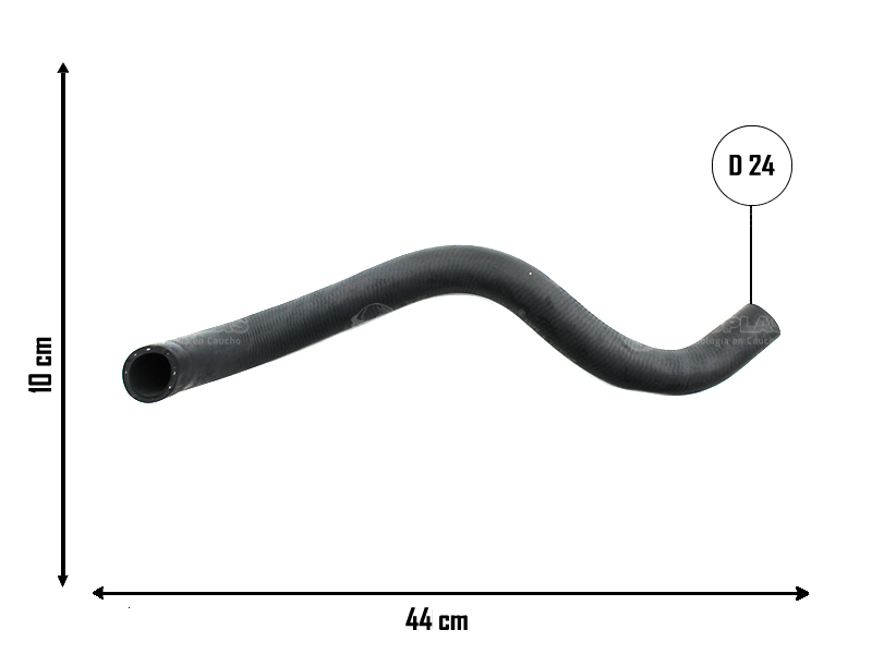 CAUPLAS MANGUERA RADIADOR INFERIOR GM SPARK