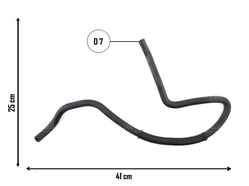 CAUPLAS MANGUERA VASO DE EXPANSION INFERIOR CHEVROLET SPARK