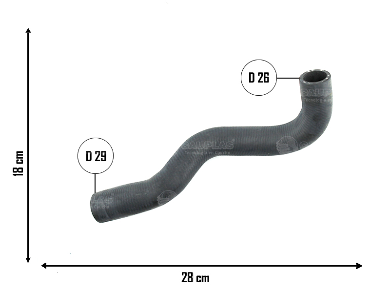 CAUPLAS MANGUERA REFRIGERACION CHEVROLET SPARK OEM:95965573  96676711  96814897