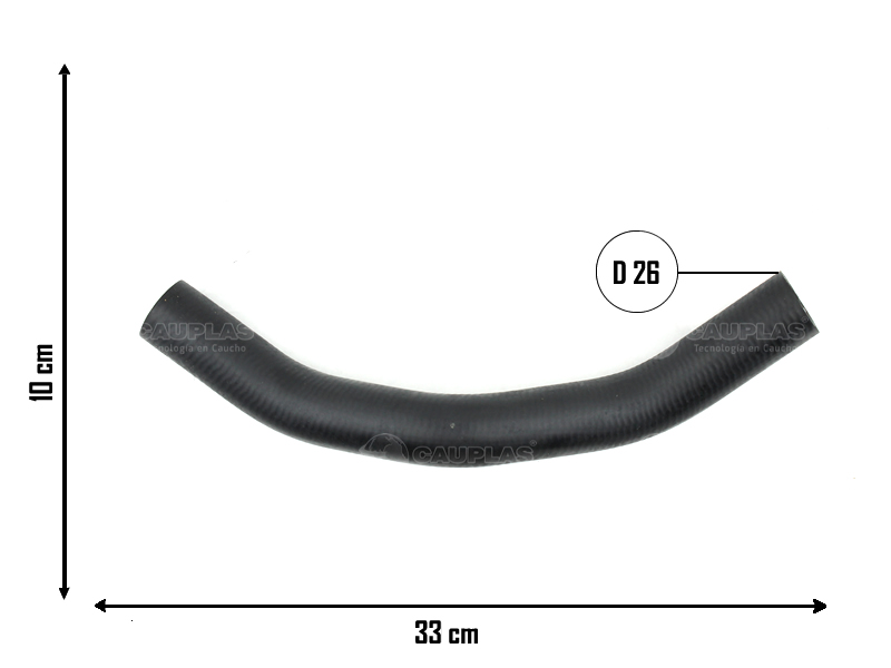 CAUPLAS MANGUERA RADIADOR SUPERIOR SUZUKI SWIFT I