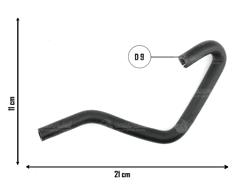 CAUPLAS MANGUERA DESCARGA DE GASES SUZUKI SWIFT I