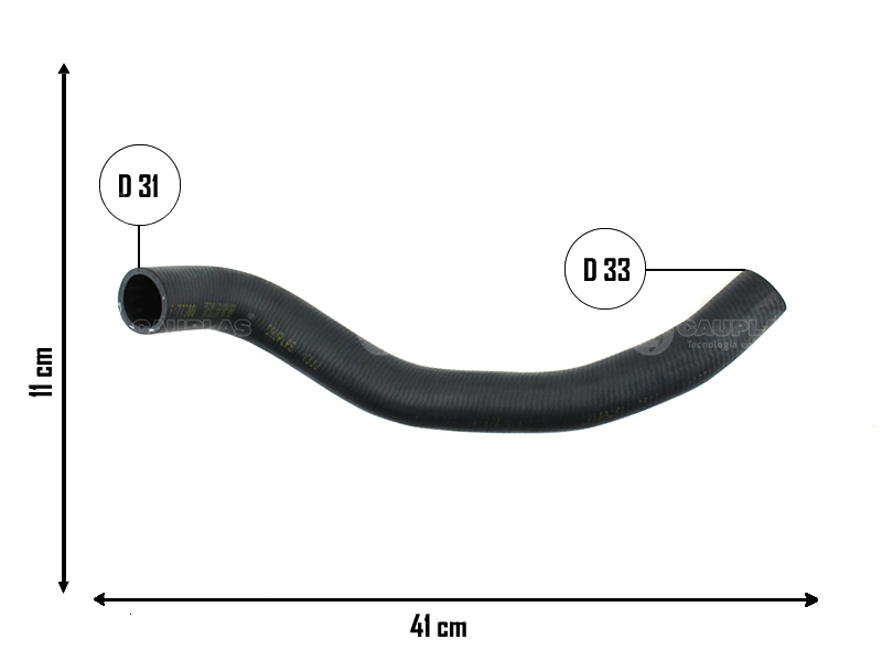 CAUPLAS MANGUERA RADIADOR INFERIOR VW TOUAREG