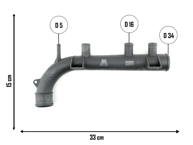 CAUPLAS MANGUERA REFRIGERACION CHEVROLET ASTRA II OEM:93254183