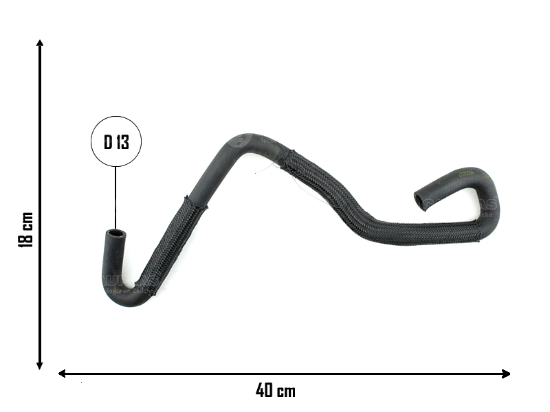 CAUPLAS MANGUERA CALEFACTOR SALIDA VECTRA II  =YACO 2450