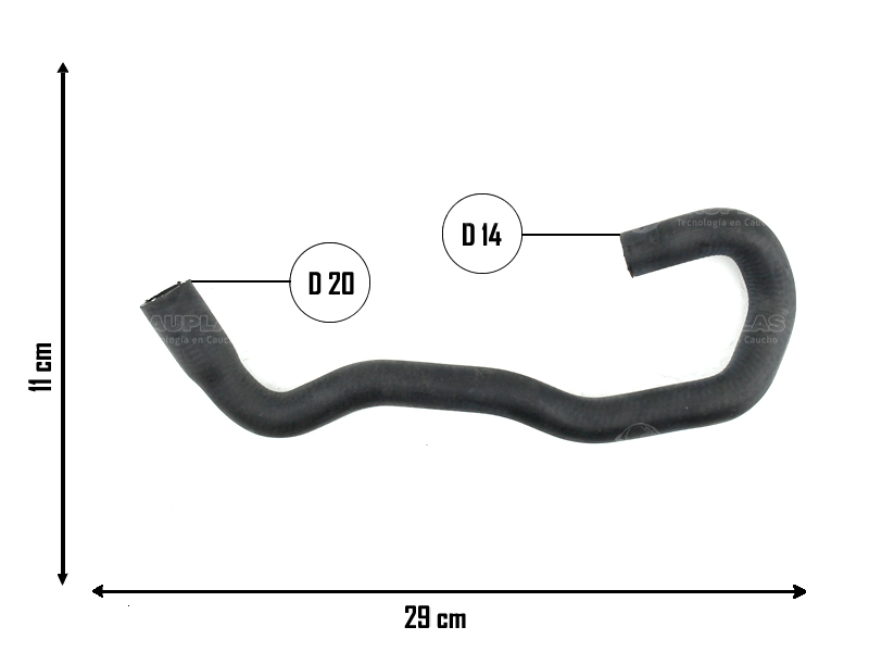 CAUPLAS MANGUERA REFRIGERACION CHEVROLET VECTRA II =YACO 4045