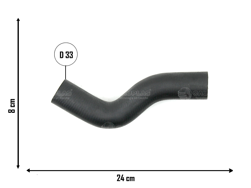 CAUPLAS MANGUERA RADIADOR SUPERIOR  VECTRA I OEM:90265789