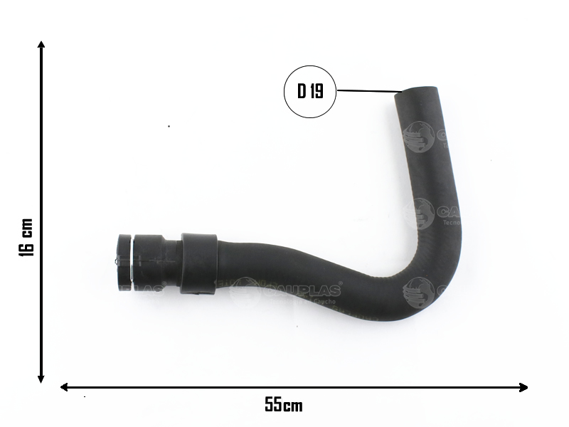 CAUPLAS MANGUERA VASO DE EXPANSION VW GOLF VI