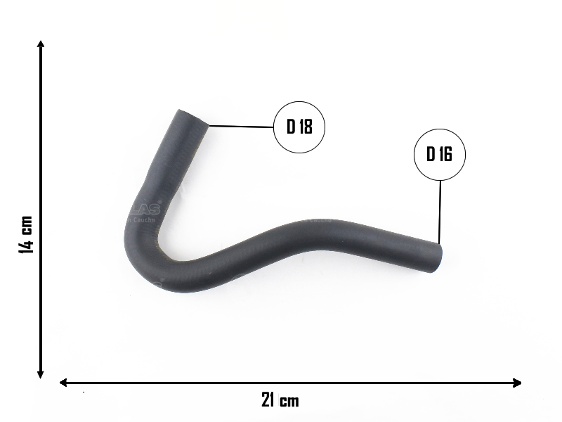 CAUPLAS MANGUERA CALEFACCION ENTRADA GRAND BLAZER SILVERADO CAMION GM