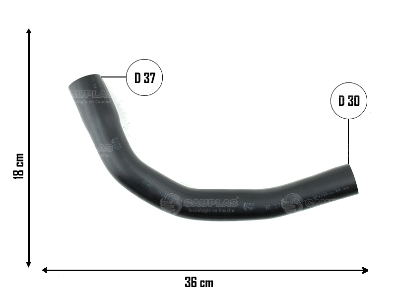 CAUPLAS MANGUERA RADIADOR SUPERIOR JEEP CHEROKEE OEM:7700764563/65108  8953000471