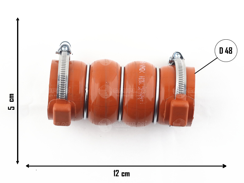 CAUPLAS MANGUERA INTERCOOLER CITROEN BERLINGO PEUGEOT 208 PARTNER