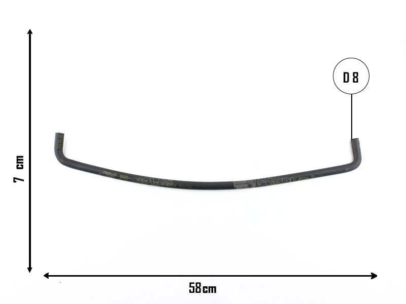 CAUPLAS MANGUERA REFRIGERACION PEUGEOT 504 505 OEM:1317140 =YACO 974